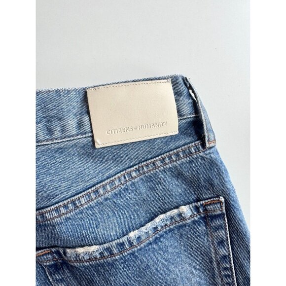 CITIZENS OF HUMANITY Beverly Corsage Slouch Boot Wide Leg Jeans, Size 26 - Picture 10 of 16